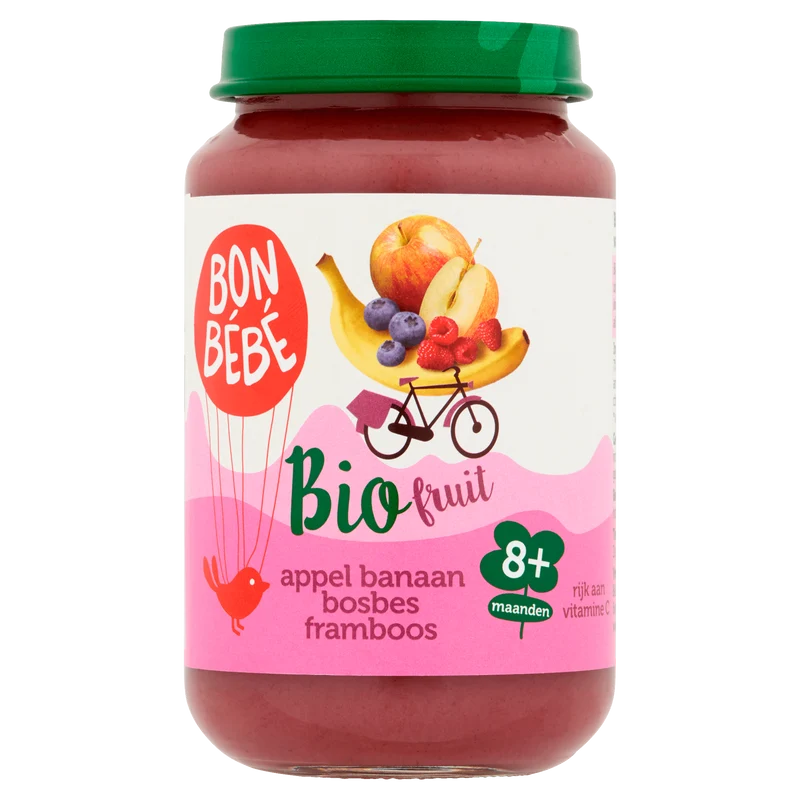 Bonbebe Bio 8mF0803 appel banaan bosbes framb