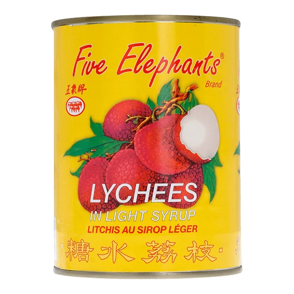 Five Elephants Lychees op lichte siroop