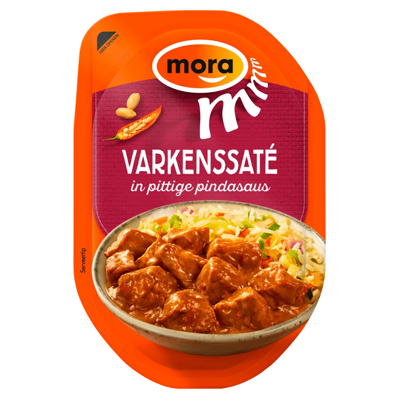 Mora Varkenssaté in Pittige Pindasaus