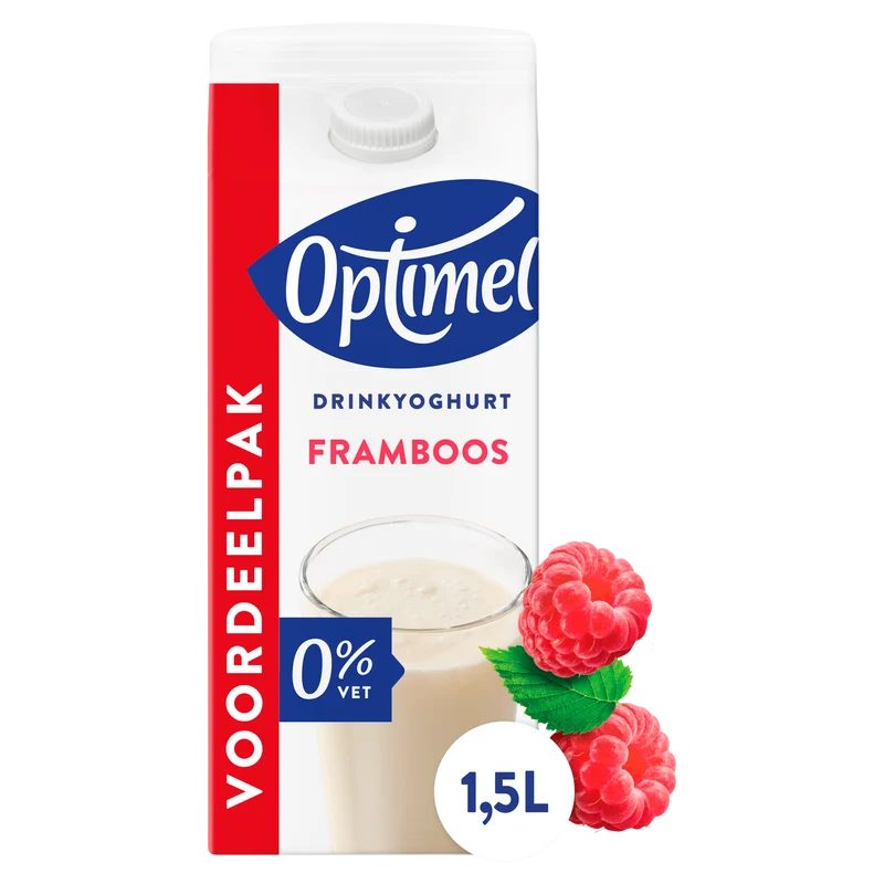 Optimel Drink framboos 0% vet