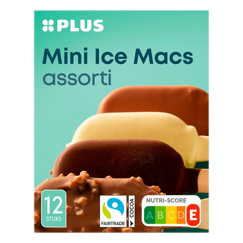 Mini icemacs assorti Fairtrade