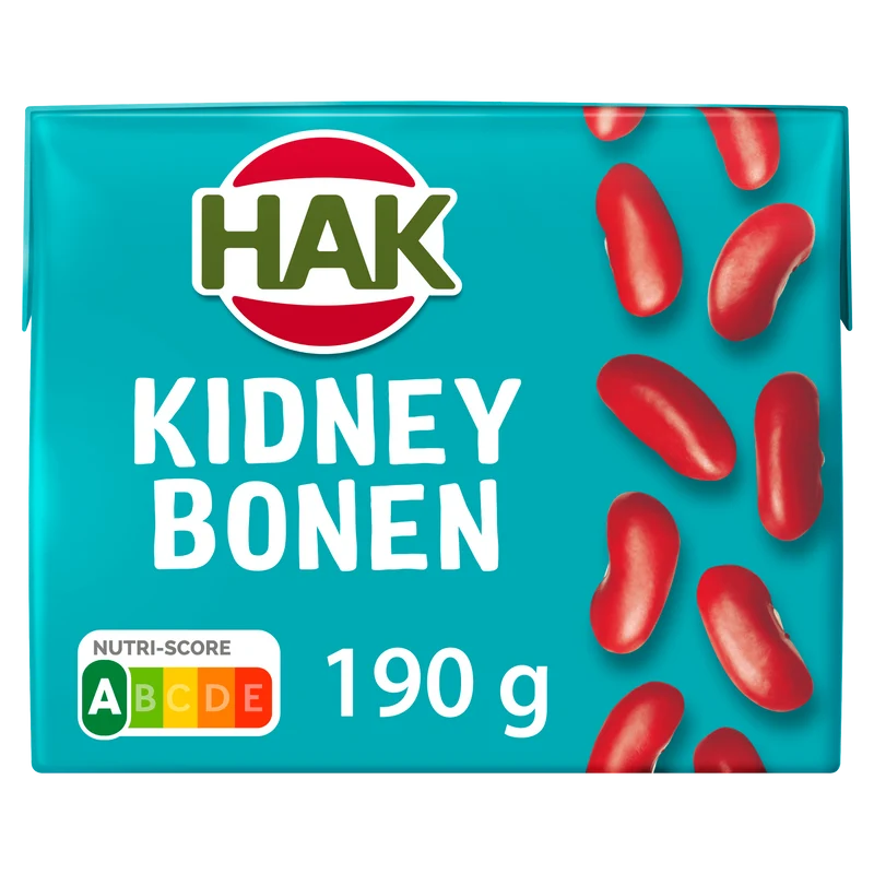 Hak Kidneybonen in pak