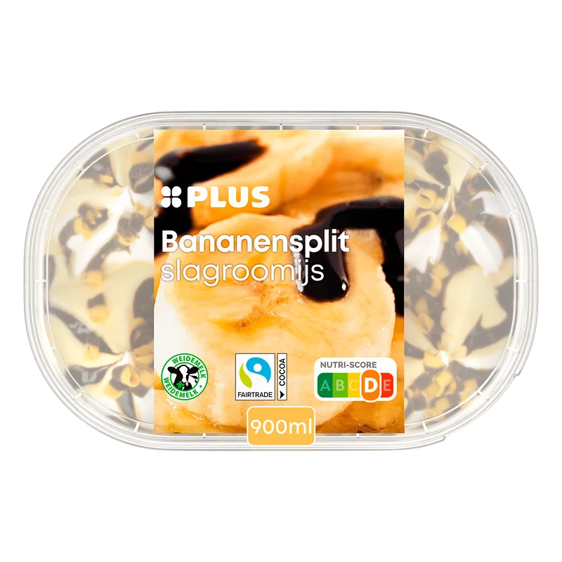 slagroomijs banaan