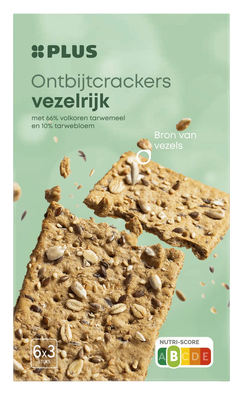 Ontbijtcrackers Vezelrijk