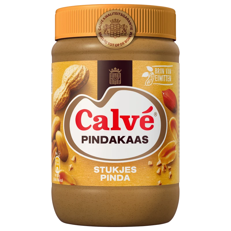 Calvé Pindakaas stukjes pinda