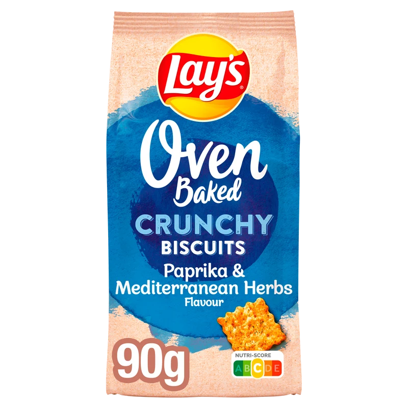 Lays Oven Baked Crunchy Biscuit Paprika & M