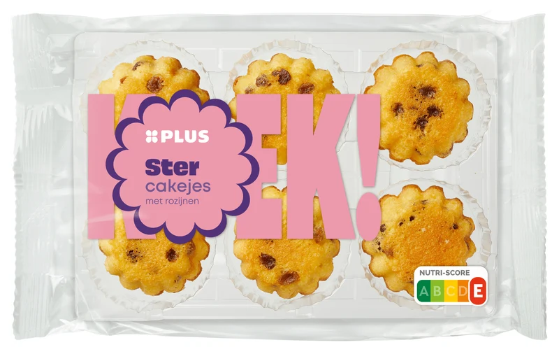 Stercakejes Rozijnen 6 stuks