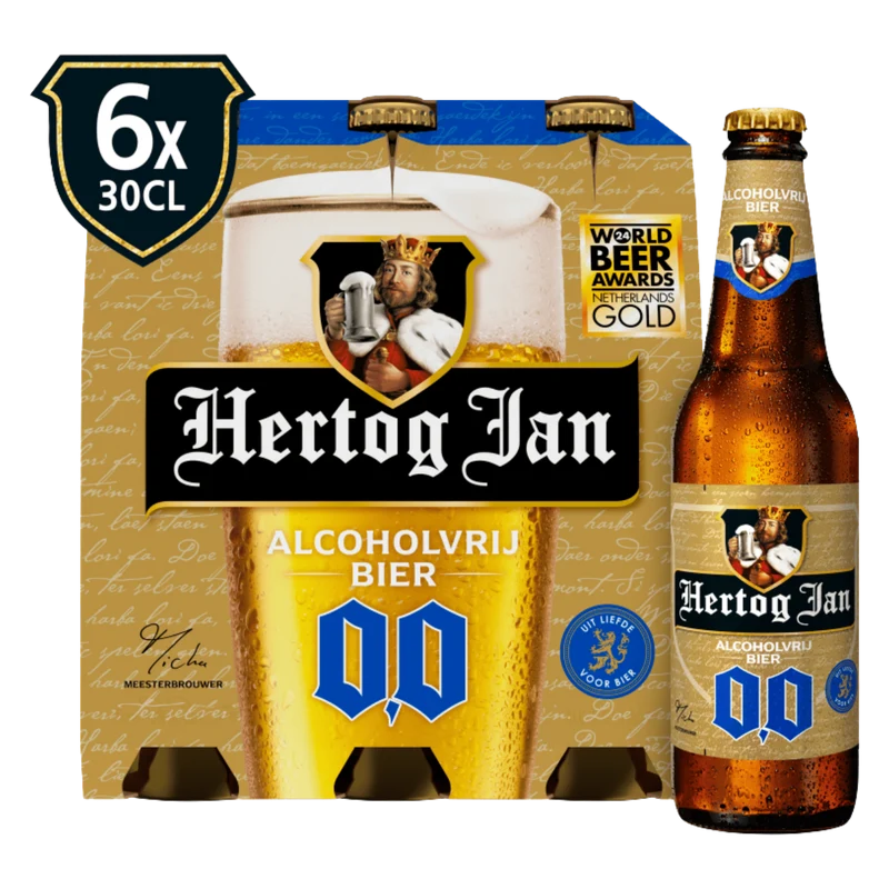 Hertog Jan Natuurzuiver pilsener bier 0.0%