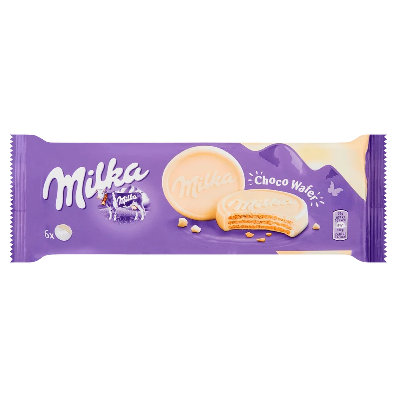 Milka Choco Wafer Koekjes Witte Chocolade