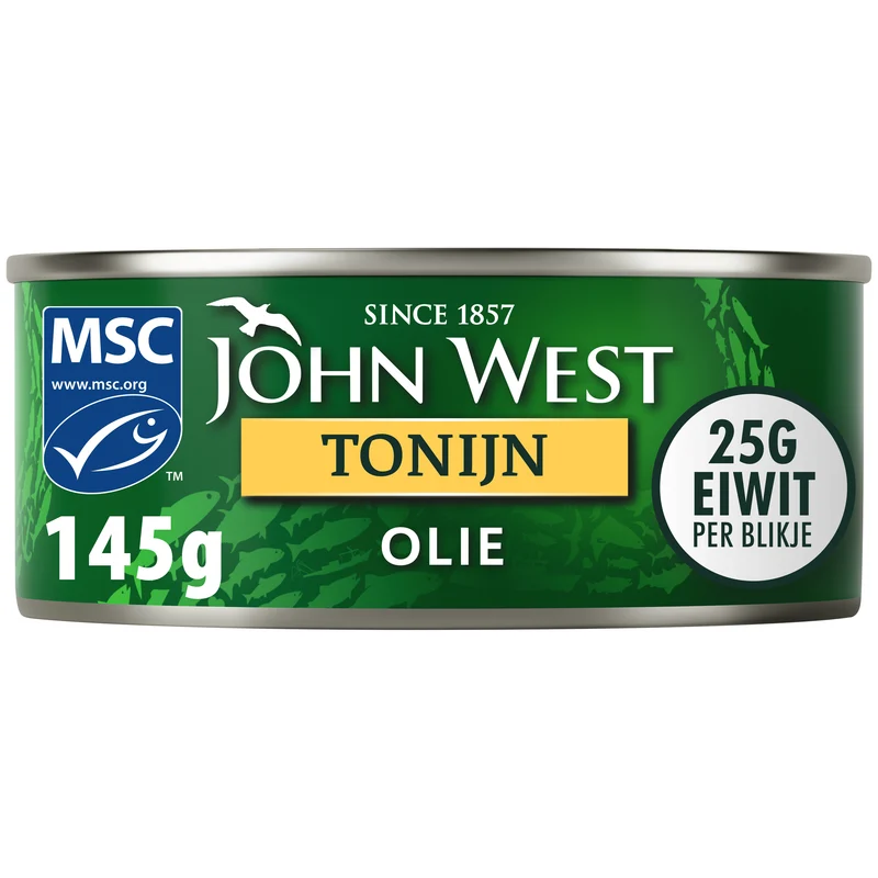 John West Tonijnstukken in zonnebloemolie MSC