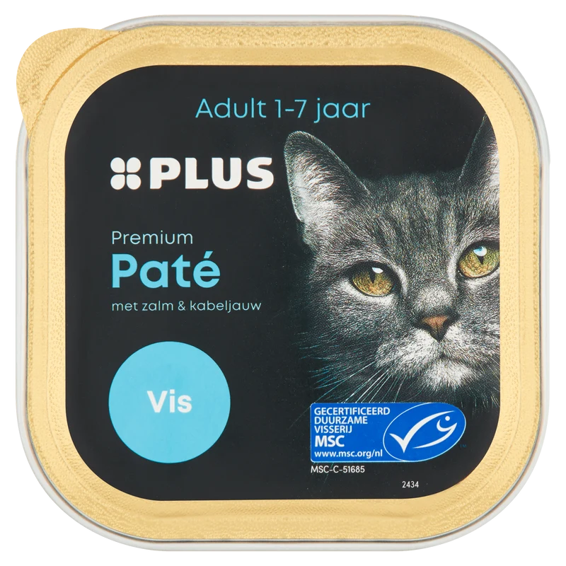 Premium Katten paté vis MSC