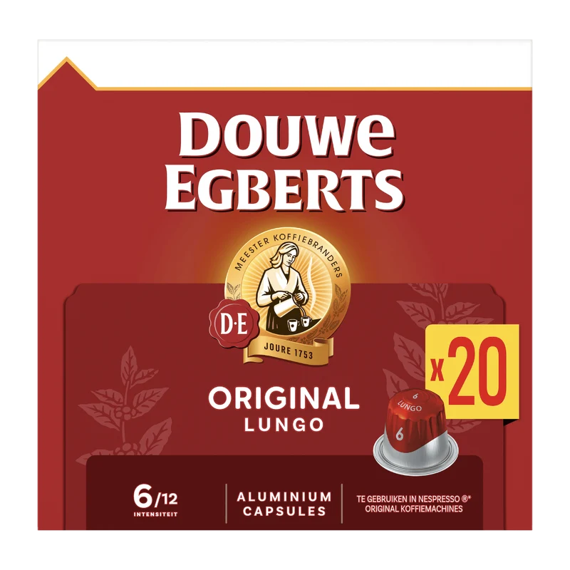 Douwe Egberts Lungo original koffiecups voordeelpak