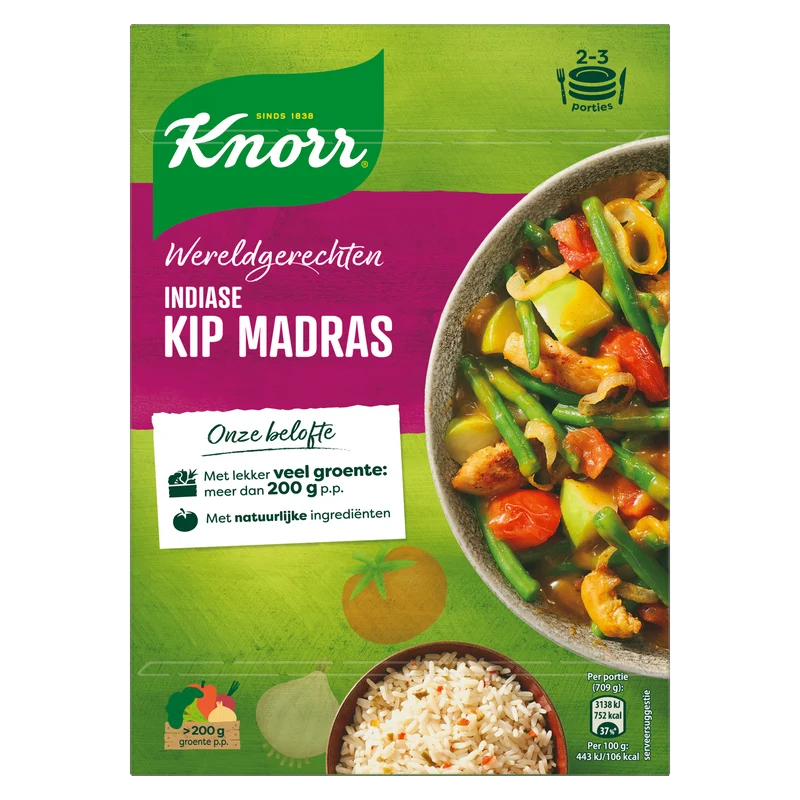 Knorr Wereldgerecht Kip madras