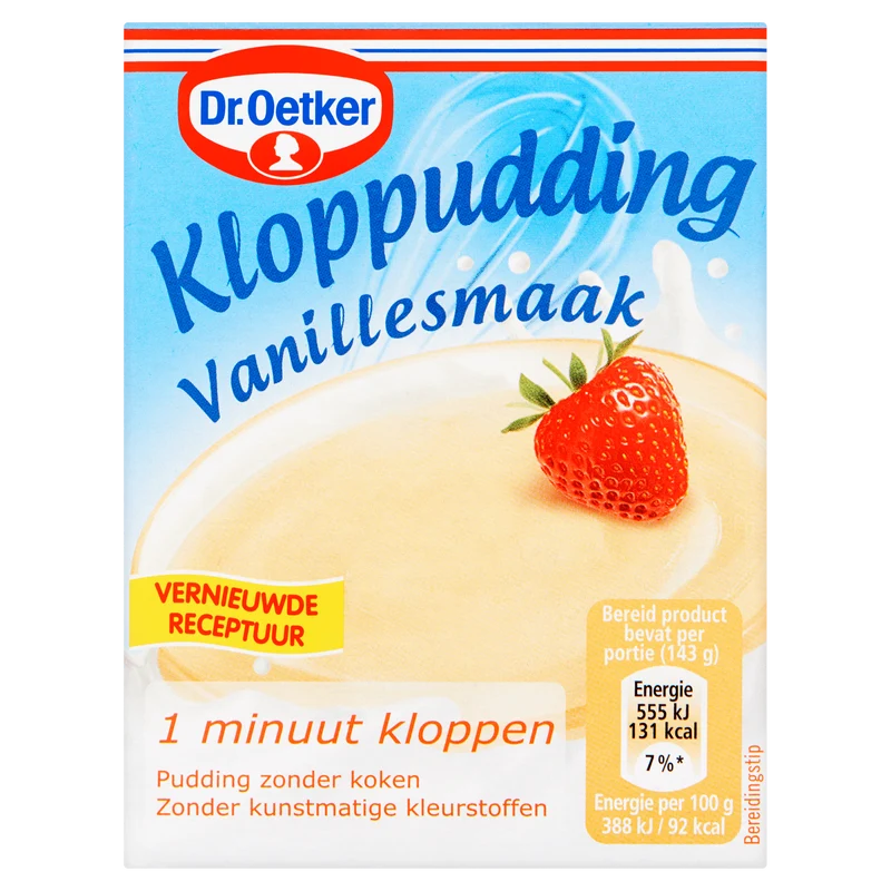 Dr. Oetker Kloppudding vanillesmaak