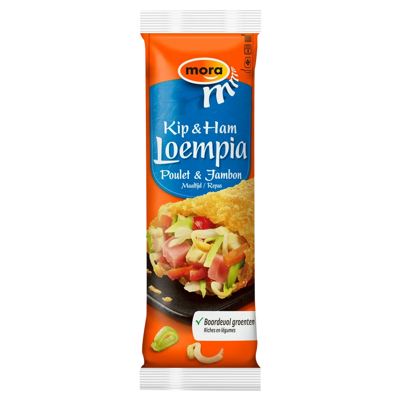 Mora Loempia Kip & Ham