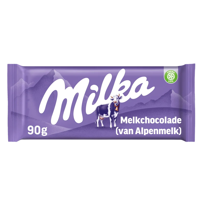 Milka Chocoladereep Alpenmelk