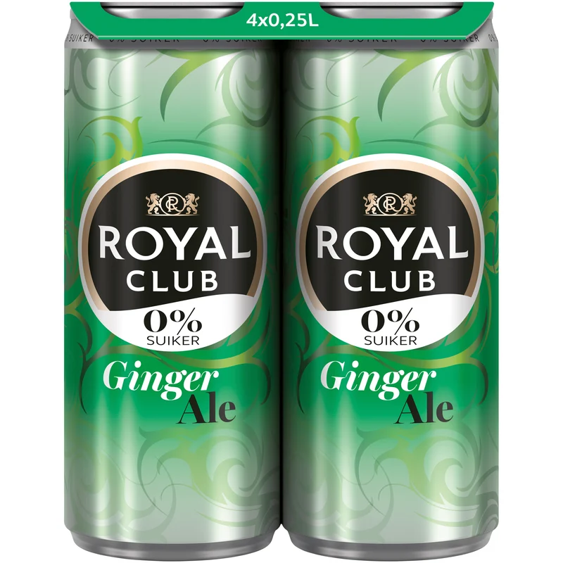 Royal Club Ginger ale 0% suiker