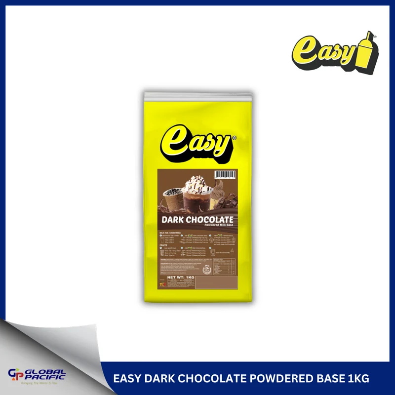 EASY DARK CHOCOLATE POWDERED BASE 1KG.