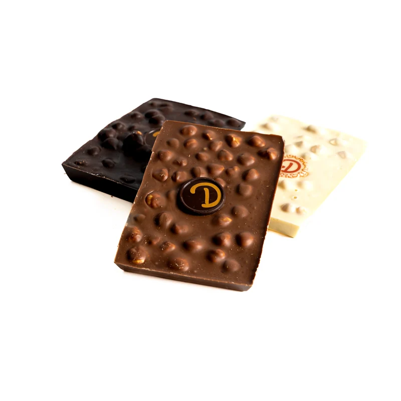 Chocolade reep melk met hazelnoten