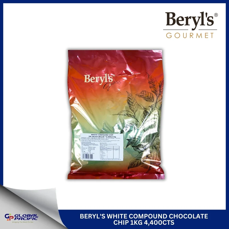 BERYL'S WHITE CHOCOLATE CHIPS 4400CTS