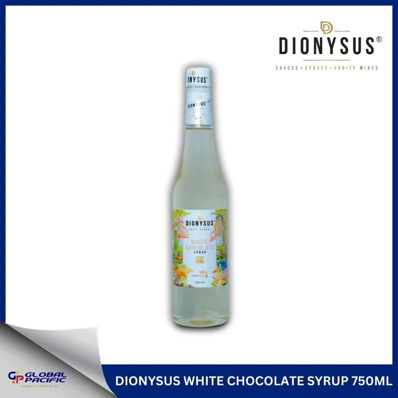 DIONYSUS WHITE CHOCOLATE SYRUP 750ML