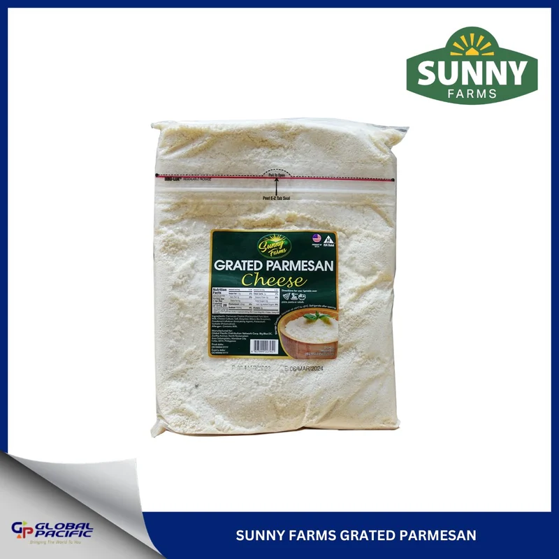 SUNNY FARMS GRATED PARMESAN CHEESE 2.27KG