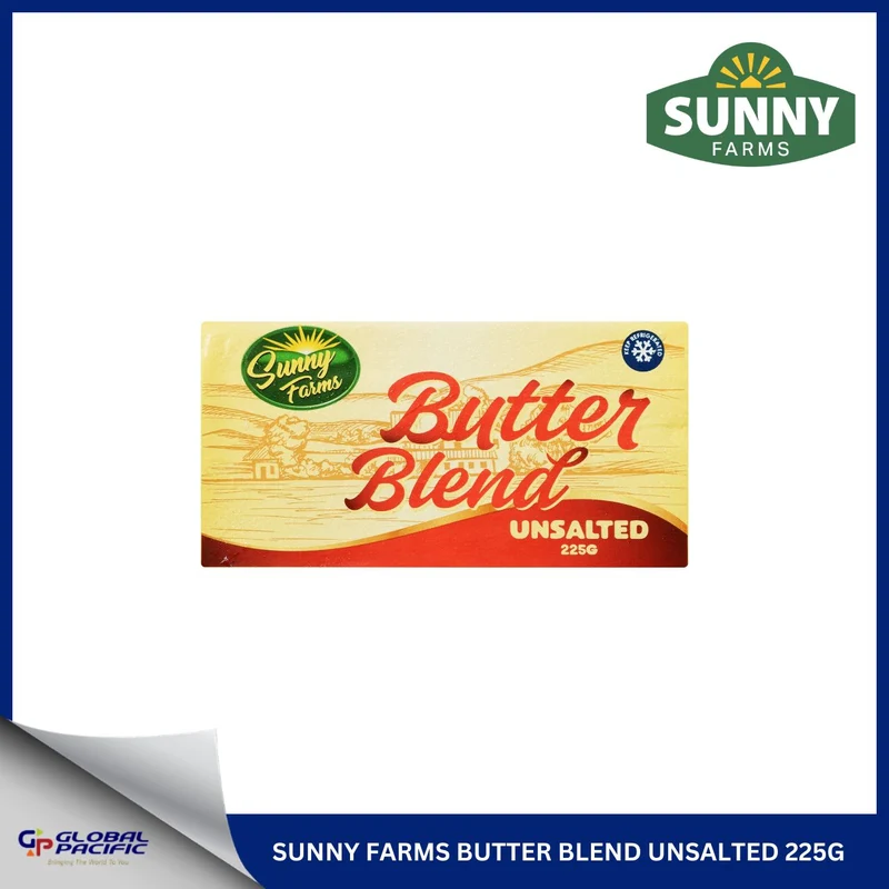 SUNNY FARMS BUTTER BLEND UNSALTED 225G