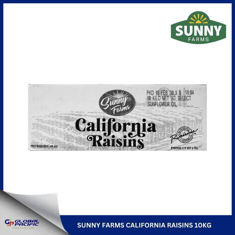 SUNNY FARMS CALIFORNIA RAISINS 10KG