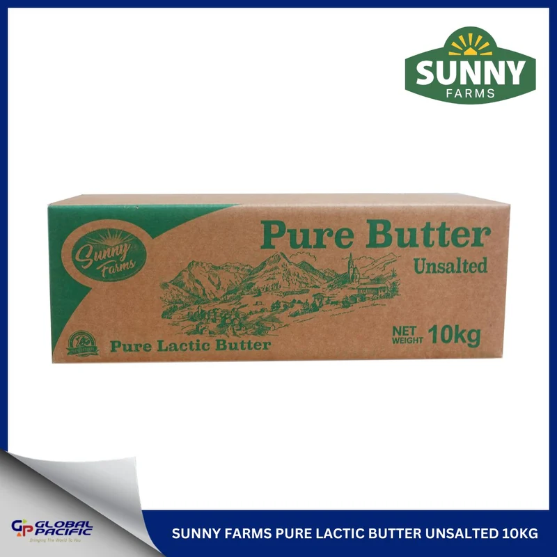 SUNNY FARMS PURE LACTIC BUTTER UNSALTED 10KG
