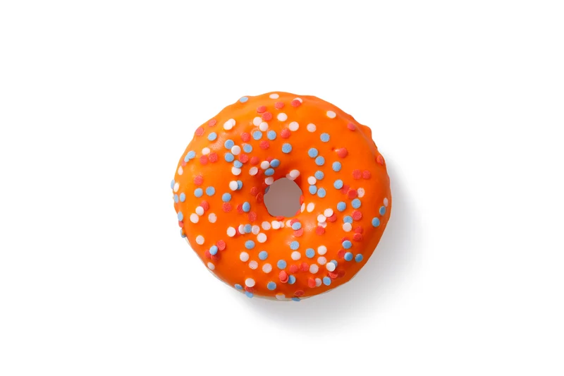 Oranje Donut per stuk