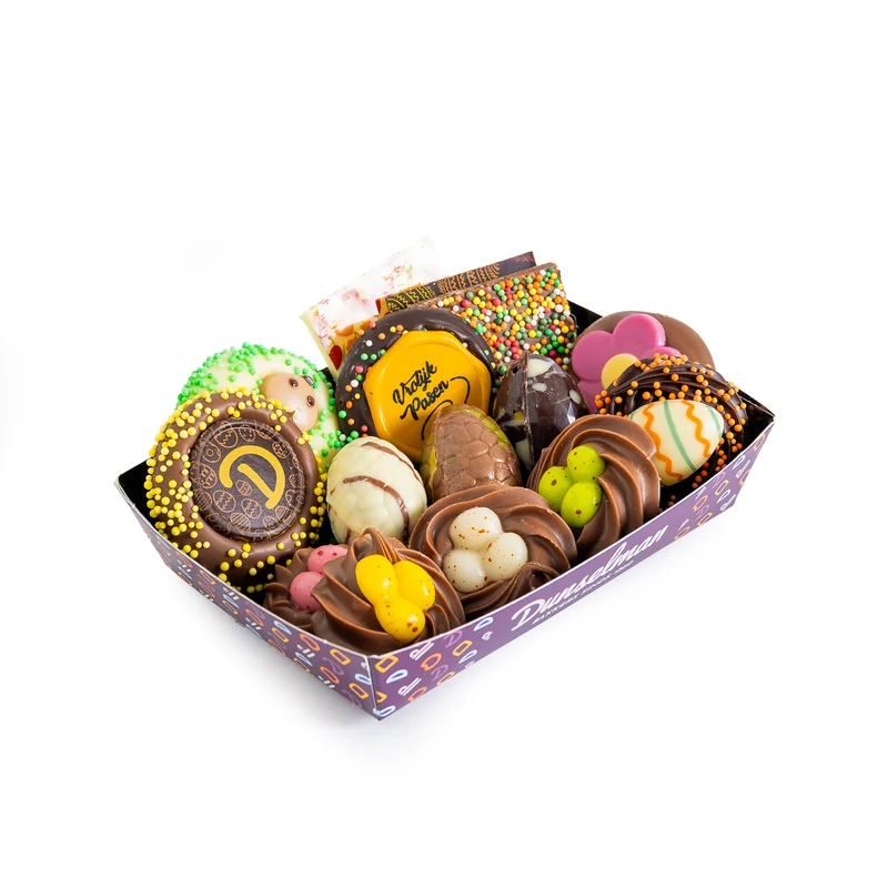 Bakje Gesorteerde Paaschocolade – 250 gram