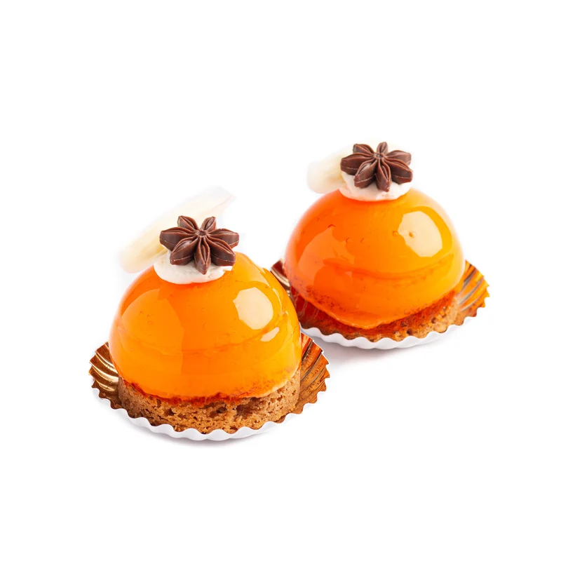Mandarijn Witte Chocolade Bolgebakje