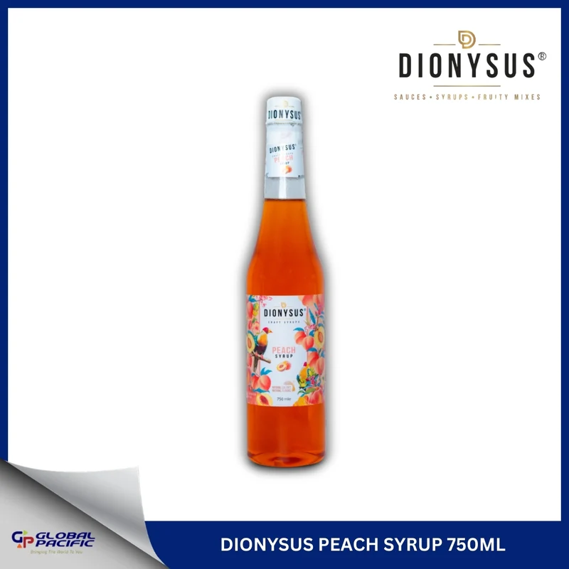 DIONYSUS PEACH SYRUP 750ML