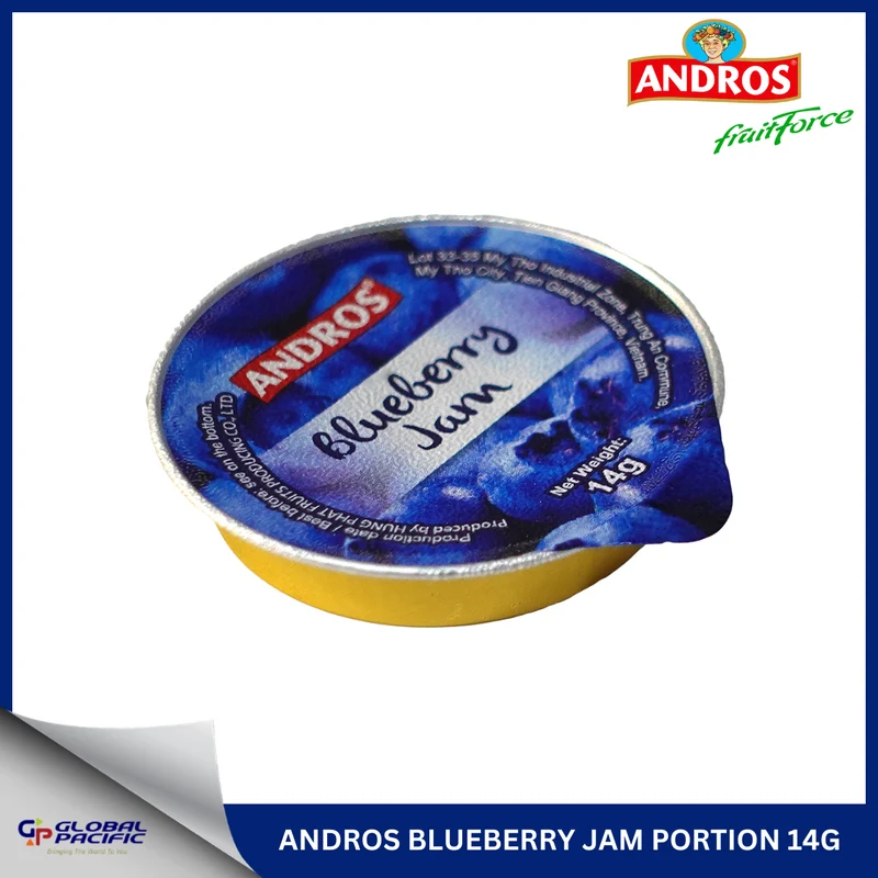ANDROS BLUEBERRY JAM PORTION 14G