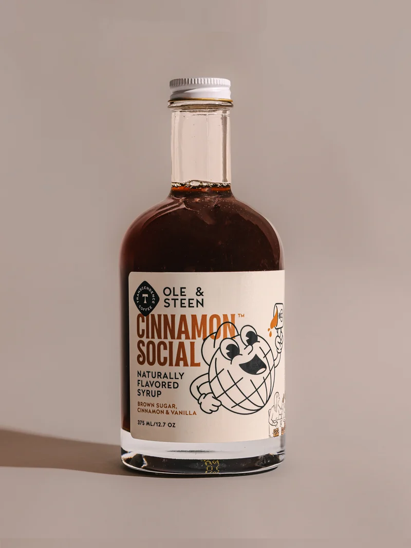Cinnamon Social™ Syrup: Ole & Steen x Transcendence