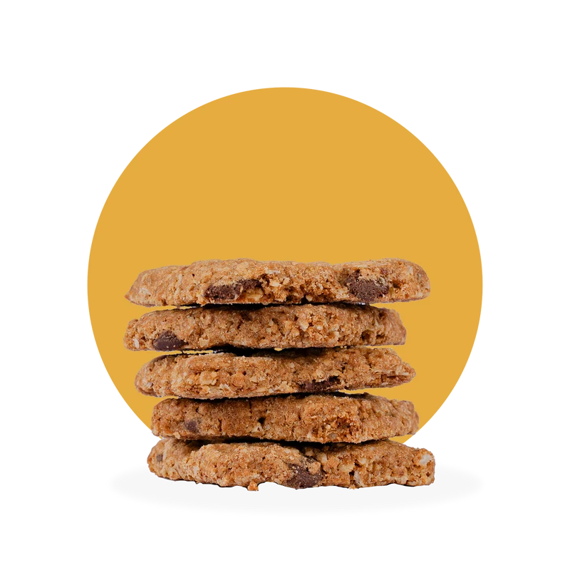 HAVERMOUTKOEK MET PURE CHOCOLADE (VEGAN)