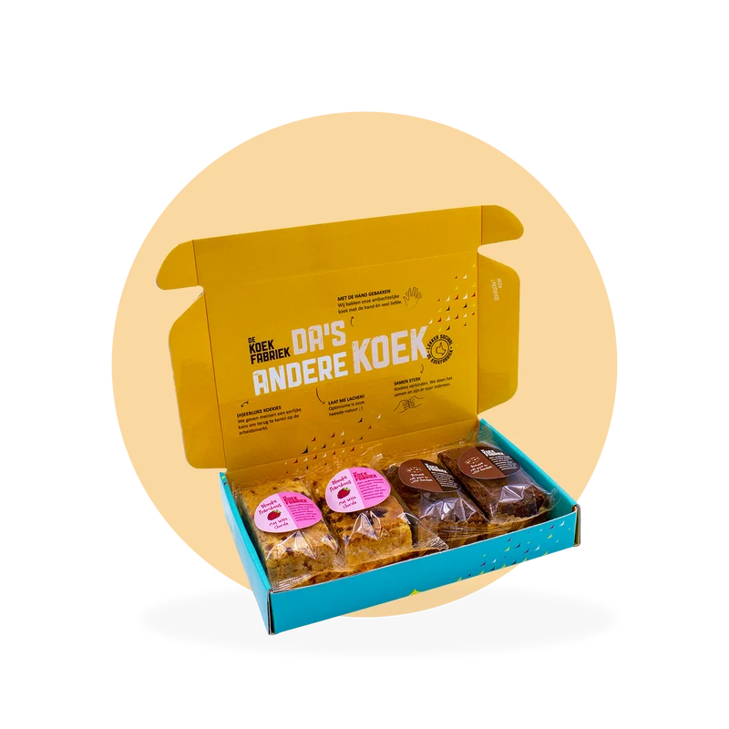 BRIEVENBUSDOOSJE 2x BLONDIE en 2x BROWNIE