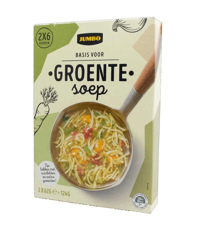 Jumbo Vegetable (groente) Soup Mix 124g (2x62g)