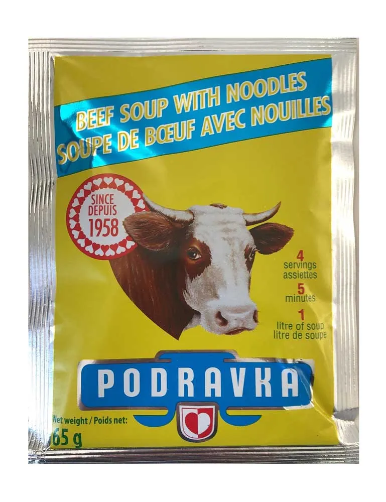 Podravka Beef Noodle Soup 65g