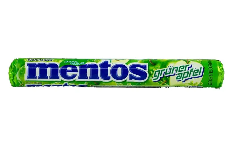 Mentos Green Apple Rolls 37.5g