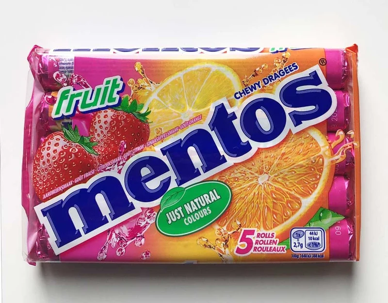 Mentos Fruit Rolls 5-pk 188g