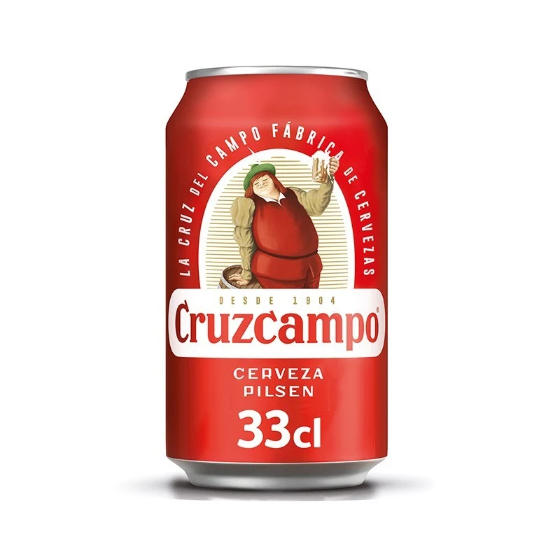 CRUZCAMPO CERVEZA LATA 33 CL.