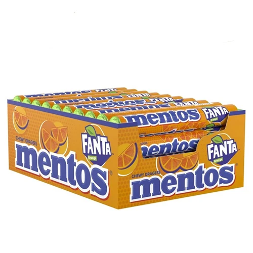 Mentos Fanta Orange Rolls 37.5g