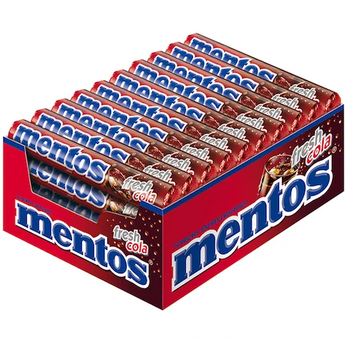 Mentos Fresh Cola Rolls 37.5g