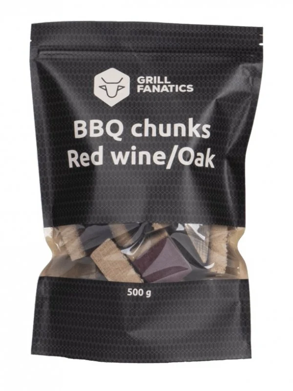 Grill Fanatics - BBQ Chunks Rode Wijn/Eiken
