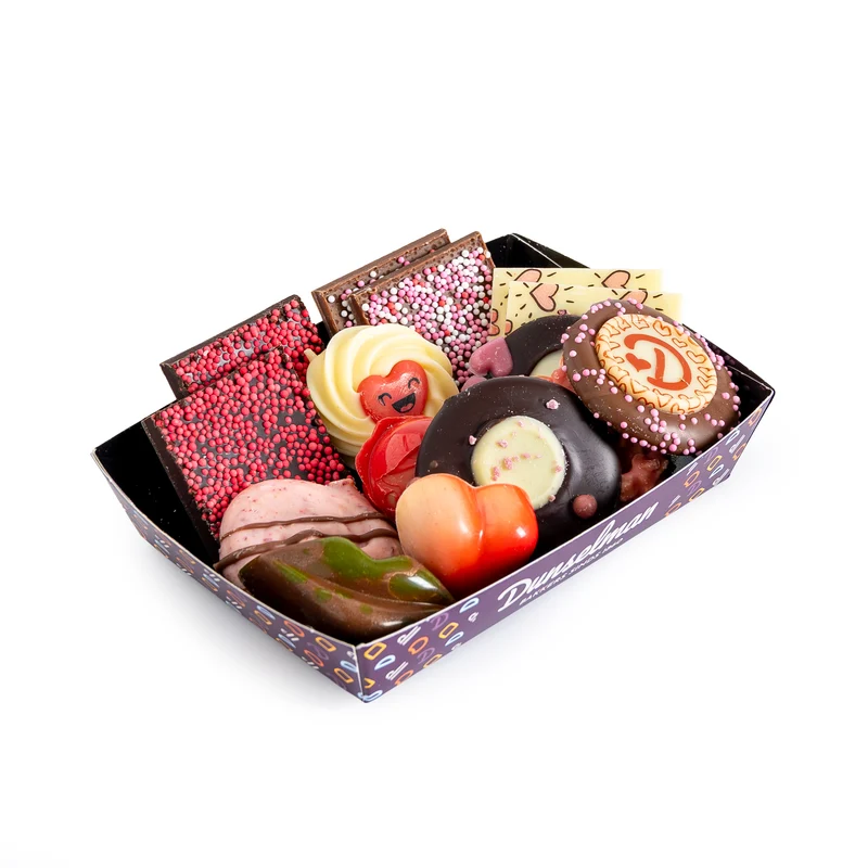 Valentijn Chocolade - Bakje vol liefde