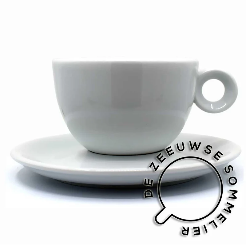 Cappuccino Kop & Schotel, Wit