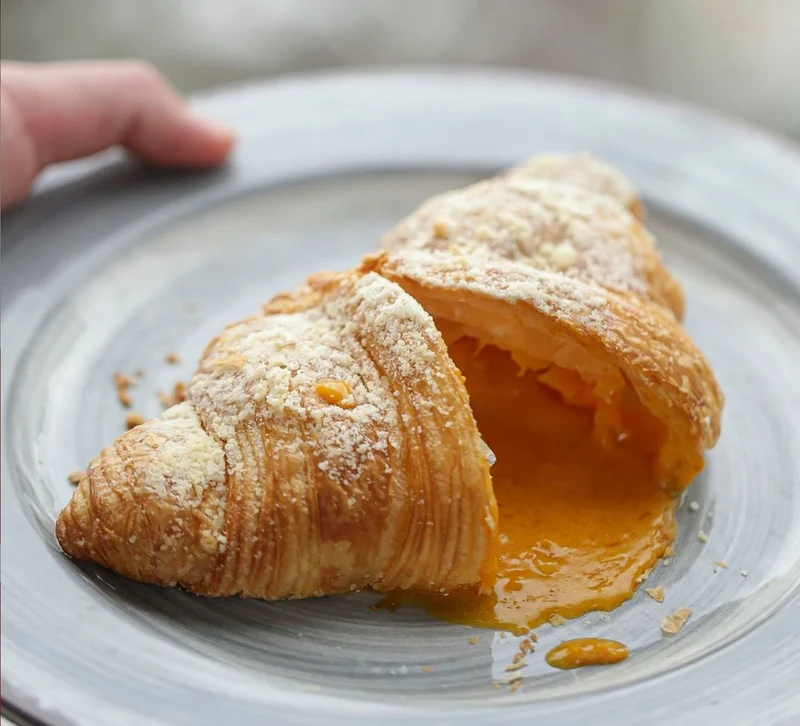 Molten Salted Egg Yolk Croissant