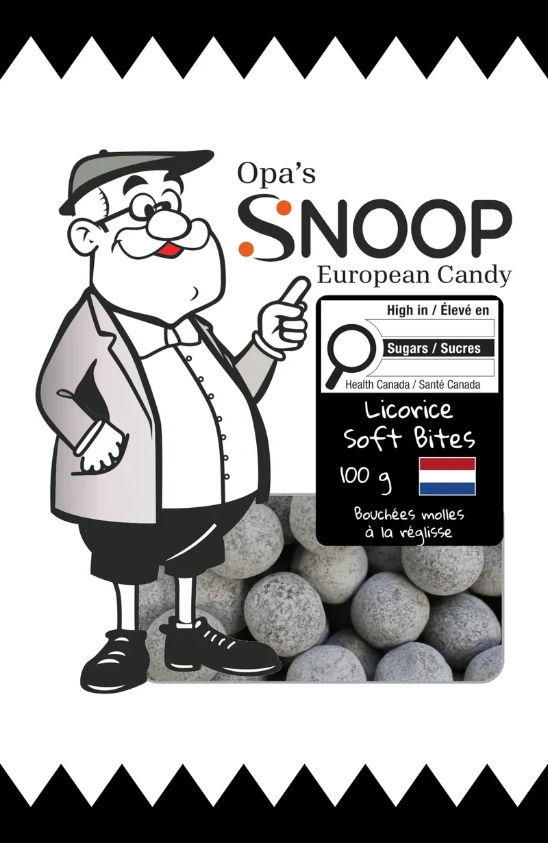 Snoop Licorice Soft Bites 100g