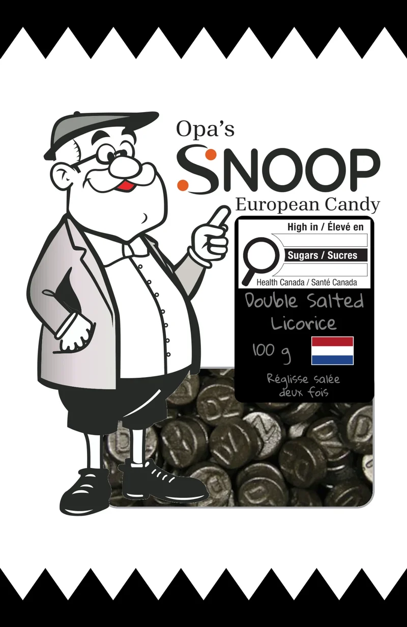 Snoop Double Salted Licorice 100g